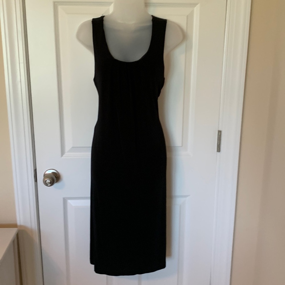 Chicos black travelers dress size 1 (small)